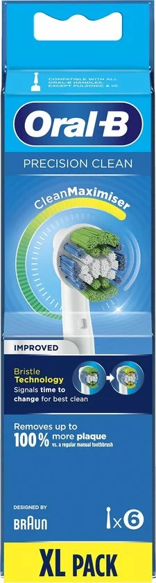 Aanbiedingen ???? Oral B Oral-B Precision Clean Opzetborstel Met CleanMaximiser-technologie, Verpakking Van 6 Stuks ???? 3 Aanbiedingen ???? Oral B Oral-B Precision Clean Opzetborstel Met CleanMaximiser-technologie, Verpakking Van 6 Stuks ???? - Afbeelding 3