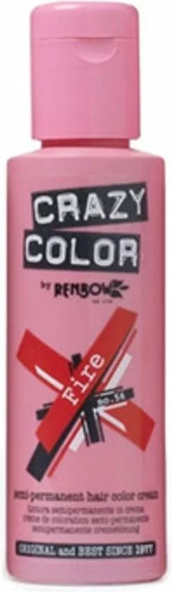 Flash-uitverkoop ⭐ Crazy Color Fire 100ml - Haarverf ⌛ 1 Flash-uitverkoop ⭐ Crazy Color Fire 100ml - Haarverf ⌛