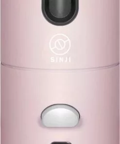 Korting ???? Sinji Krultang - USB Oplaadbaar - Draadloze Automatische Golvenkrultang - Alle Haar Types - Instelbare Temperatuur - Incl. Draagtas - Powerbank Functie - Roze ????