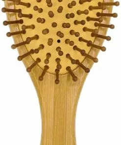 Goedkoop ???? Bambio Bamboe Haarborstel Rond - Duurzaam - Biologisch ????