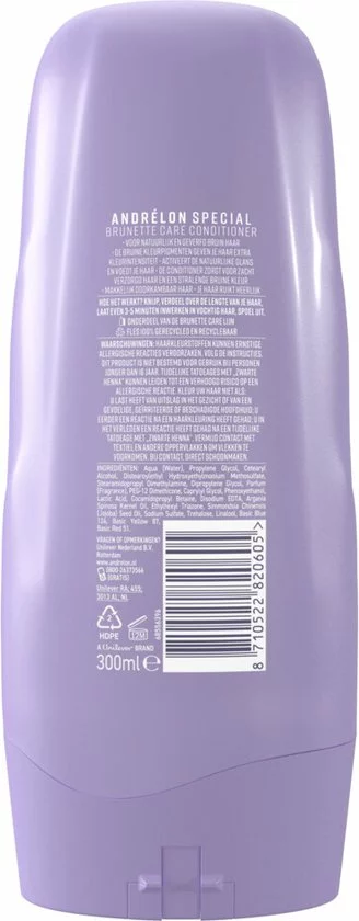 Flash-uitverkoop ✔️ Andrélon Kleurconditioner Brunette Care Voor Stralend En Verzorgd Bruin Haar - 6 X 300 Ml - Voordeelverpakking ???? 7 Flash-uitverkoop ✔️ Andrélon Kleurconditioner Brunette Care Voor Stralend En Verzorgd Bruin Haar - 6 X 300 Ml - Voordeelverpakking ???? - Afbeelding 7