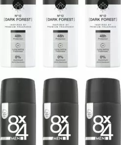 Jean Paul Gaultier Shop 5 Beste Pirce ???? 8x4 Men 8x4 Dark Forest Nr 12 - Deo Spray - Voordeelverpakking 6 X 150 Ml ✔️