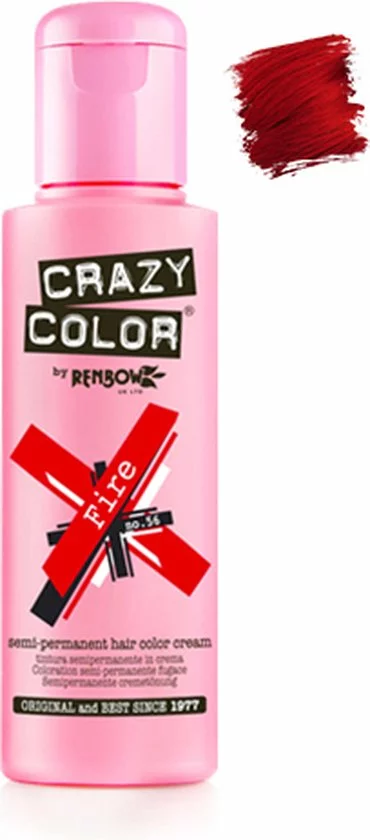 Flash-uitverkoop ⭐ Crazy Color Fire 100ml - Haarverf ⌛ 6 Flash-uitverkoop ⭐ Crazy Color Fire 100ml - Haarverf ⌛ - Afbeelding 6