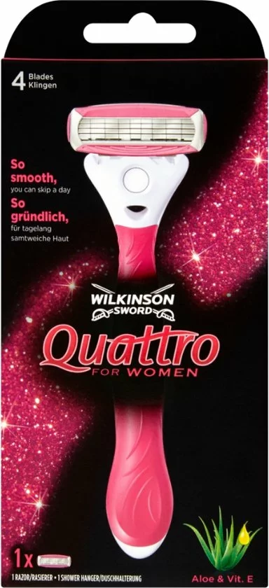 Goedkoop ✨ Wilkinson Quattro For ???? Women Scheersysteem Houder + 2 Scheermesjes ???? 4 Goedkoop ✨ Wilkinson Quattro For ???? Women Scheersysteem Houder + 2 Scheermesjes ???? - Afbeelding 4