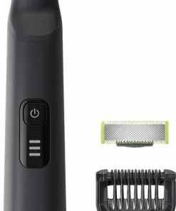 Beste Verkoop ???? Philips OneBlade QP6530/16 Tondeuse à Barbe Mouillé & Sec Noir ????