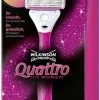 Goedkoop ✨ Wilkinson Quattro For ???? Women Scheersysteem Houder + 2 Scheermesjes ????
