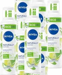 Groothandel ???? NIVEA Ecodeo Naturally Good Bio Aloe Vera Deodorant - Voordeelverpakking - 6 X 125 Ml ????
