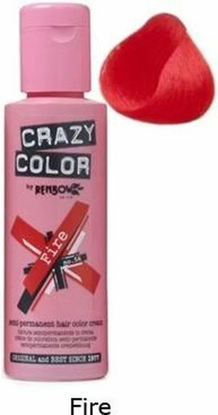 Flash-uitverkoop ⭐ Crazy Color Fire 100ml - Haarverf ⌛ 5 Flash-uitverkoop ⭐ Crazy Color Fire 100ml - Haarverf ⌛ - Afbeelding 5