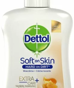 Goedkoop ✨ Dettol Wasgel Extra Care + Droge Huid - 250 Ml - Handzeep ????