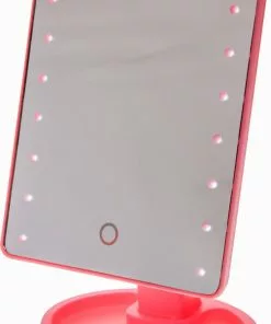 Beste Verkoop ???? United Entertainment - Spiegel Met LED Verlichting - 29x17 Cm - Roze ✔️
