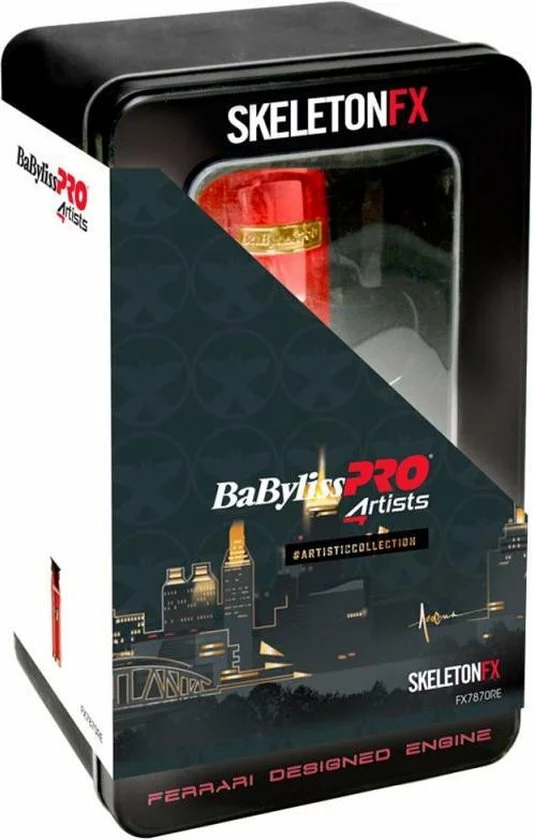 Flash-uitverkoop ???? BaBylissPRO Babyliss Pro Skeleton Trimmer Red - FX7870RE - 4Artists ???? 3 Flash-uitverkoop ???? BaBylissPRO Babyliss Pro Skeleton Trimmer Red - FX7870RE - 4Artists ???? - Afbeelding 3