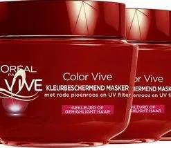 Top 10 ???? L’Oréal Paris Elvive Color Vive Beschermend Masker - 6 X 300 Ml - Voordeelverpakking ????
