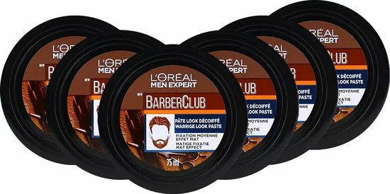 Goedkoopste ✨ L’Oréal Paris Men Expert Barber Club Men Expert BarberClub Warrige Look Pasta - 6 X 75ml ❤️ 1 Goedkoopste ✨ L’Oréal Paris Men Expert Barber Club Men Expert BarberClub Warrige Look Pasta - 6 X 75ml ❤️