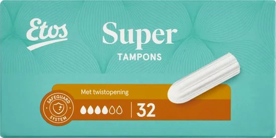 Flash-uitverkoop ???? Etos Tampons - Super - 192 Stuks- (6 X 32 Stuks) ???? 2 Flash-uitverkoop ???? Etos Tampons - Super - 192 Stuks- (6 X 32 Stuks) ???? - Afbeelding 2