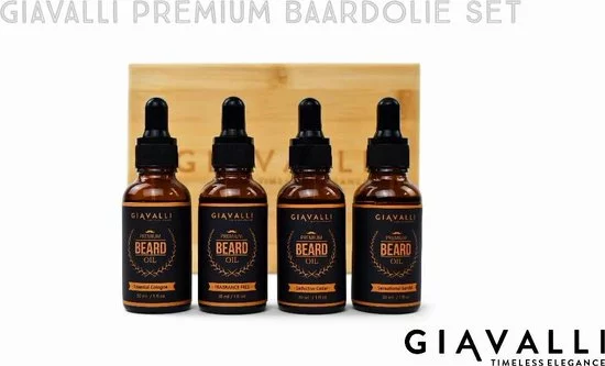 Beste deal ???? Baardolie Set Giavalli - Baardverzorging Set - Baard Verzorging Set - Baardverzorgingsset - Natuurlijke Baardgroei Kit - Vier Flesjes Baard Olie In Luxe Kistje - Ideaal I.c.m. Baardtrimmer - Baardkam - Baardborstel - Baardshampoo - Baardbalsem ???? 2 Beste deal ???? Baardolie Set Giavalli - Baardverzorging Set - Baard Verzorging Set - Baardverzorgingsset - Natuurlijke Baardgroei Kit - Vier Flesjes Baard Olie In Luxe Kistje - Ideaal I.c.m. Baardtrimmer - Baardkam - Baardborstel - Baardshampoo - Baardbalsem ???? - Afbeelding 2