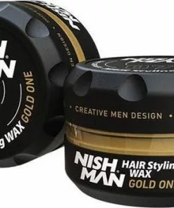 Begroting ✔️ Nish Man Nishman- Hair Wax- 07 Gold One - Haarwax - Styling Hairwax - Stijlen Wax ❤️