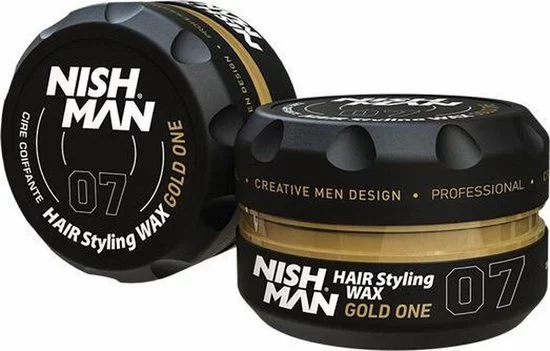 Begroting ✔️ Nish Man Nishman- Hair Wax- 07 Gold One - Haarwax - Styling Hairwax - Stijlen Wax ❤️ 1 Begroting ✔️ Nish Man Nishman- Hair Wax- 07 Gold One - Haarwax - Styling Hairwax - Stijlen Wax ❤️