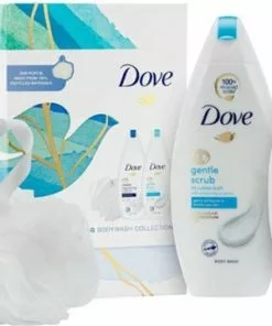 Beste deal ❤️ Dove Gently Nourishing Geschenk Dove 2x Douchegel & Puff ????