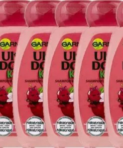 Begroting ???? Garnier Loving Blends Kids - Kersen En Amandel Shampoo 2in1 - 6 X 250ml - Voordeelverpakking ✔️