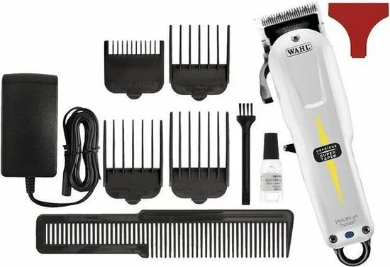 Gloednieuw ???? Wahl Super Taper Cordless Tondeuse + Premium Color Opzetkammen Set 8 Stuks| Professionele Tondeuse ✔️ 6 Gloednieuw ???? Wahl Super Taper Cordless Tondeuse + Premium Color Opzetkammen Set 8 Stuks| Professionele Tondeuse ✔️ - Afbeelding 6