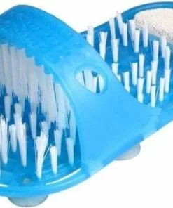 Goedkoop ???? LOUZIR Voeten Scrubber - Voetmassage - Massage Slipper - Voetscrub - Douche Scrub - Voet Schoonmaken - Borstel - Badkamer - Feet Wash Shower ???? -Jean Paul Gaultier Shop 550x377 1