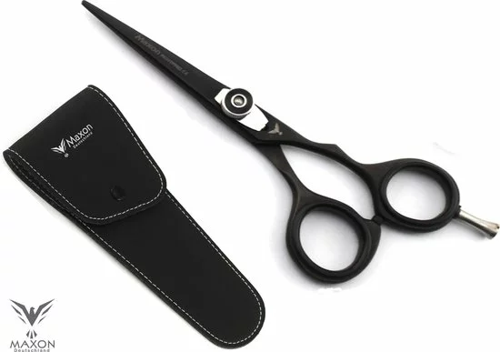 Groothandel ???? Maxon Professionele 5.5" Knipschaar - Rechtshandige Kappersschaar - Matzwart ???? 1 Groothandel ???? Maxon Professionele 5.5" Knipschaar - Rechtshandige Kappersschaar - Matzwart ????