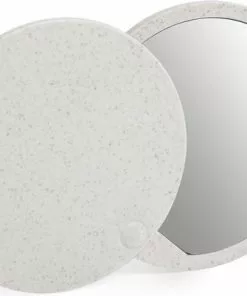 Hete verkoop ???? Merkloos Make-up Spiegel - Zakspiegel - Reisspiegel - Rond - Compact - Uitschuifbaar - Dames - 7 Cm - Tarwestro - ABS - Naturel ???? -Jean Paul Gaultier Shop 550x402 1