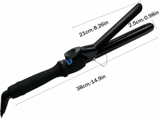 Beste recensies van ???? Niceey Keramische Krultang - 25mm - Haarkruller - Curling Iron - 120-210°C - Zwart ???? 4 Beste recensies van ???? Niceey Keramische Krultang - 25mm - Haarkruller - Curling Iron - 120-210°C - Zwart ???? - Afbeelding 4