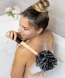 Aanbiedingen ???? COMBES Badspons Met Bamboe Stok - Douche Puff - Scrubbing Spons - Badkamer - Accessoires Badkamer - Douche - Badsponzen - Soft Spons ⭐ -Jean Paul Gaultier Shop 550x412 17