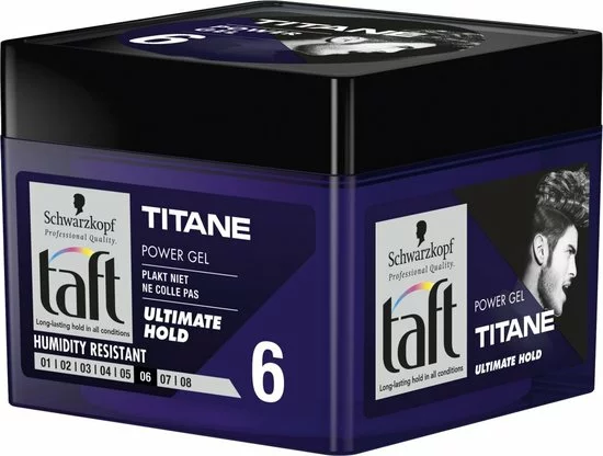 Uitgang ???? Taft Men Power Gel Titane Hold 6 250 Ml ???? 2 Uitgang ???? Taft Men Power Gel Titane Hold 6 250 Ml ???? - Afbeelding 2