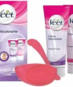 Groothandel ???? Veet Set Voor Haarontkleuring - Gezicht En Lichaam - Normale Huid - 2x75ml ⌛ -Jean Paul Gaultier Shop 550x457