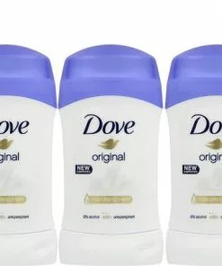 Nieuw ✨ Dove Original Deodorant Stick - Anti Transpirant Deo Stick Met 0% Alcohol - 48 Uur Zweetbescherming - Deodorant Vrouw - 3-Pack ????