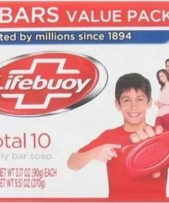 Aanbiedingen ???? Lifebuoy Zeep Total 10 3 X 90 Gr ????