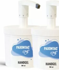 Beste recensies van ???? Paxontac Handgel 500 Ml 2x Met Pomp - Hervulbare Verpakking - Beste Pompsysteem Op De Markt - Droogt Snel En Plakt Niet - Hygiënische Alcohol Gel ????
