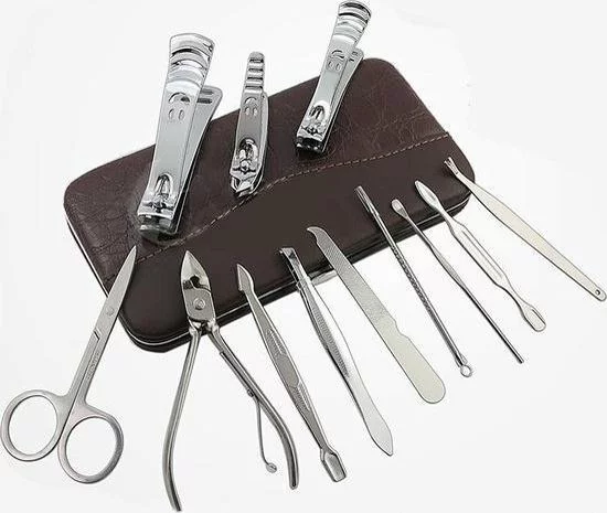 Flash-uitverkoop ???? Lionstone Luxe Manicureset & Pedicureset - 12-delig Incl Leren Opbergetui - Nagelverzorging - Manicure Set - Pedicure Set - Inclusief Cadeauverpakking ⌛ 10 Flash-uitverkoop ???? Lionstone Luxe Manicureset & Pedicureset - 12-delig Incl Leren Opbergetui - Nagelverzorging - Manicure Set - Pedicure Set - Inclusief Cadeauverpakking ⌛ - Afbeelding 10