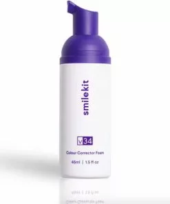 Flash-uitverkoop ???? SmileKit V34 Colour Corrector Duo Kit - Tandenbleker - 100% Natuurlijke Ingrediënten - Peroxidevrij - Tanden Bleken - Witte Tanden - Tandenbleekset - Teeth Whitening - Tandpasta ✨ -Jean Paul Gaultier Shop 550x490 8