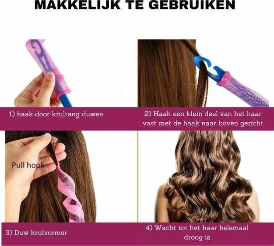 Gloednieuw ???? BeautyFit Heatless Curls 26 Stuks XXL Size + Luxe Opberg-tas - Krulspelden - Haarrollers - Meest Volledige Set - Krullen Zonder Hitte ???? 12 Gloednieuw ???? BeautyFit Heatless Curls 26 Stuks XXL Size + Luxe Opberg-tas - Krulspelden - Haarrollers - Meest Volledige Set - Krullen Zonder Hitte ???? - Afbeelding 12