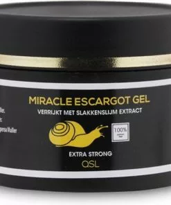 Uitgang ???? Miracle Escargot Creme QSL | Miracle Escargot Gel - Slakkengel - Slakkenslijmgel 100ml ✔️
