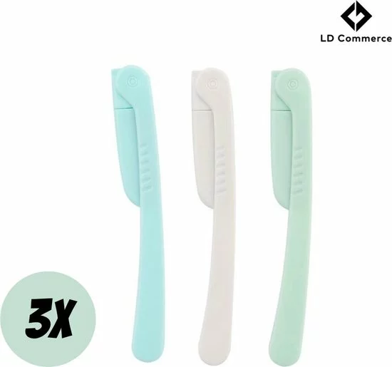 Beste Pirce ???? LD-Commerce Dermaplaning - Wenkbrauw Scheermesjes - Eyebrow Razor - 3 Stuks ???? 1 Beste Pirce ???? LD-Commerce Dermaplaning - Wenkbrauw Scheermesjes - Eyebrow Razor - 3 Stuks ????