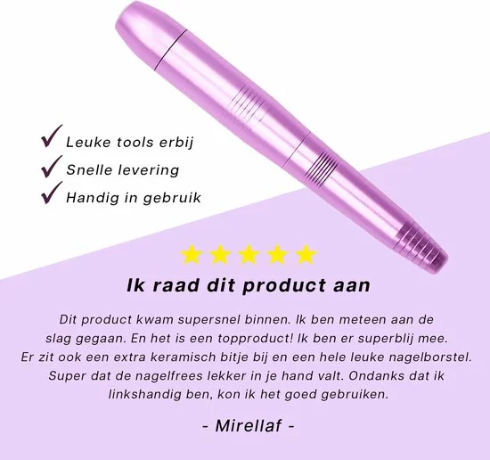 Aanbiedingen ???? Merkloos La Liva Elektrische Nagelvijl - Nagelfrees - Inclusief Extra Schuurrolletjes Keramisch Bitje En Nagelborstel - Manicure Set - Gellak ???? 5 Aanbiedingen ???? Merkloos La Liva Elektrische Nagelvijl - Nagelfrees - Inclusief Extra Schuurrolletjes Keramisch Bitje En Nagelborstel - Manicure Set - Gellak ???? - Afbeelding 5