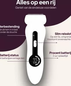 Beste deal ???? Clean Supply® 3-in-1 Draadloze Ladyshave - Scheerapparaat Vrouw- Oplaadbaar Standaard - Oksels - Benen - Trimmer Vrouw - Haarverwijderaar - Nat En Droog ???? -Jean Paul Gaultier Shop 550x518 5