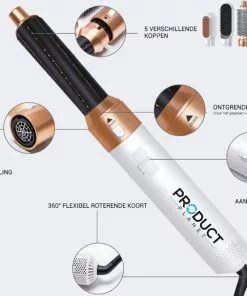 Beste Pirce ✨ ProductPlanet Premium Airwrap 5 In 1 Set - Trendy Airstyler - Stijlborstel - Multistyler Airwrap - Krultang Met Opzetstukken - Haardroger Met Borstel - Krulborstel - Haarborstel - Goud ⌛ 14 Beste Pirce ✨ ProductPlanet Premium Airwrap 5 In 1 Set - Trendy Airstyler - Stijlborstel - Multistyler Airwrap - Krultang Met Opzetstukken - Haardroger Met Borstel - Krulborstel - Haarborstel - Goud ⌛ -Jean Paul Gaultier Shop 550x522 6