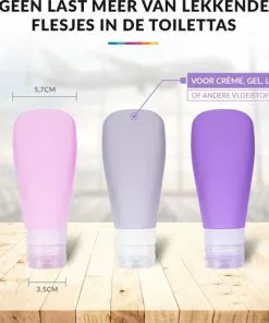 Beste Verkoop ???? YONO Navulbare Reisflesjes Set – Silicone Reisflacons ???? Handbagage – 3 Stuks ???? -Jean Paul Gaultier Shop 550x523 12