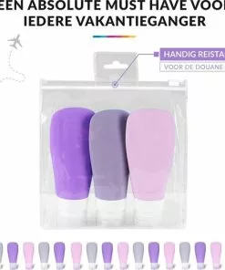 Beste Verkoop ???? YONO Navulbare Reisflesjes Set – Silicone Reisflacons ???? Handbagage – 3 Stuks ???? -Jean Paul Gaultier Shop 550x526 10