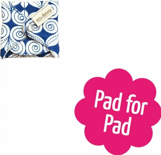 Kopen ???? Eco Femme Wasbare Inlegkruisjes 3 Stuks (met Pul) - 100% Biologisch Katoen - Wit ❤️ 3 Kopen ???? Eco Femme Wasbare Inlegkruisjes 3 Stuks (met Pul) - 100% Biologisch Katoen - Wit ❤️ - Afbeelding 3