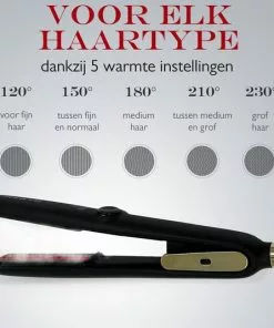 Top 10 ???? Merah Stijltang Op Basis Van Stoom - Steampod - Infrarood Technologie Stoomstijltang - Zwart/goud ???? -Jean Paul Gaultier Shop 550x534 6