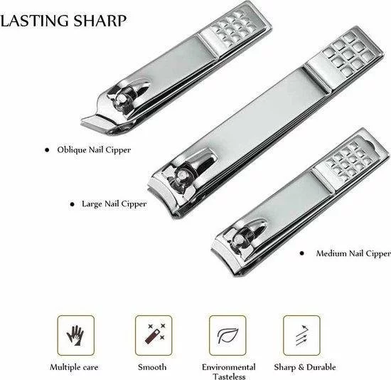 Flash-uitverkoop ???? Lionstone Luxe Manicureset & Pedicureset - 12-delig Incl Leren Opbergetui - Nagelverzorging - Manicure Set - Pedicure Set - Inclusief Cadeauverpakking ⌛ 9 Flash-uitverkoop ???? Lionstone Luxe Manicureset & Pedicureset - 12-delig Incl Leren Opbergetui - Nagelverzorging - Manicure Set - Pedicure Set - Inclusief Cadeauverpakking ⌛ - Afbeelding 9