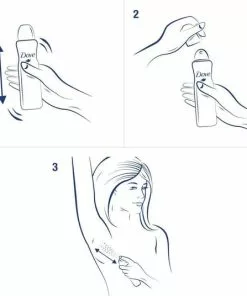 Goedkoopste ???? Dove Invisible Dry Anti-Transpirant Deodorant Spray - 6 X 150 Ml - Voordeelverpakking ???? -Jean Paul Gaultier Shop 550x536 6