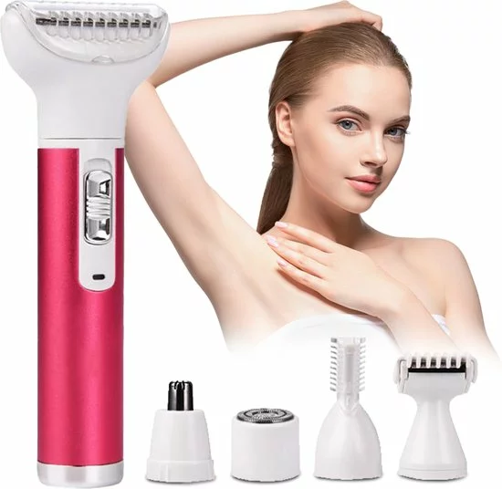 Gloednieuw ???? Rivema 5-in-1 Ladyshave Draadloos Voor Vrouwen – Epilator – Wenkbrauw Trimmer – Scheerapparaat Vrouw – Ontharingsapparaat - Body Shaver ???? 1 Gloednieuw ???? Rivema 5-in-1 Ladyshave Draadloos Voor Vrouwen – Epilator – Wenkbrauw Trimmer – Scheerapparaat Vrouw – Ontharingsapparaat - Body Shaver ????