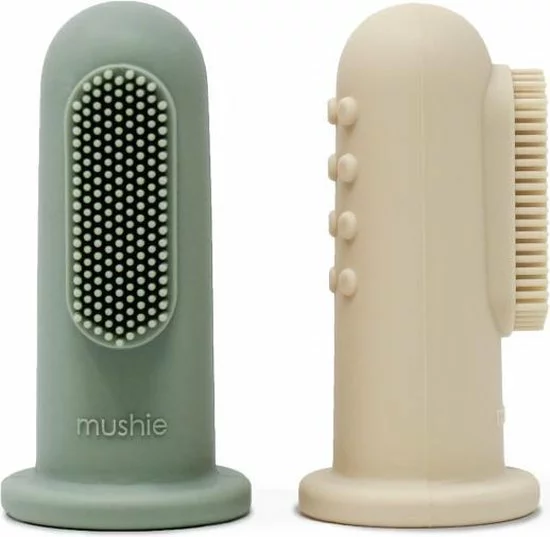 Beste deal ???? Mushie Finger Toothbrush Cambridge Blue/Sand - Vingertandenborstel Baby - 2 Stuks Per Verpakking - Tandenborstel Siliconen ???? 1 Beste deal ???? Mushie Finger Toothbrush Cambridge Blue/Sand - Vingertandenborstel Baby - 2 Stuks Per Verpakking - Tandenborstel Siliconen ????